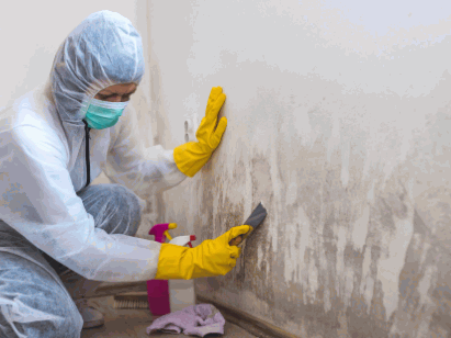Cleaning mould from home
