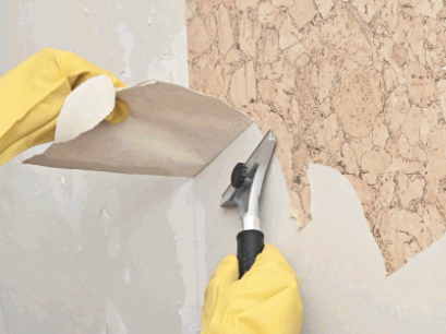 Remove Damaged Wallpaper